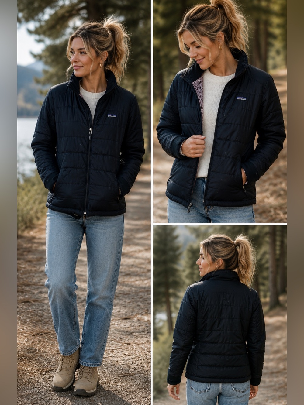 Patagonia Rubicon Rider Puffer Hooded Jacket sz M
